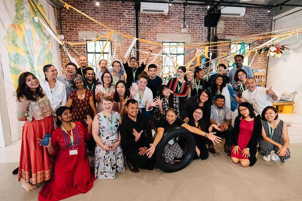 Image of group of people - Arts for Good Fellows 2018