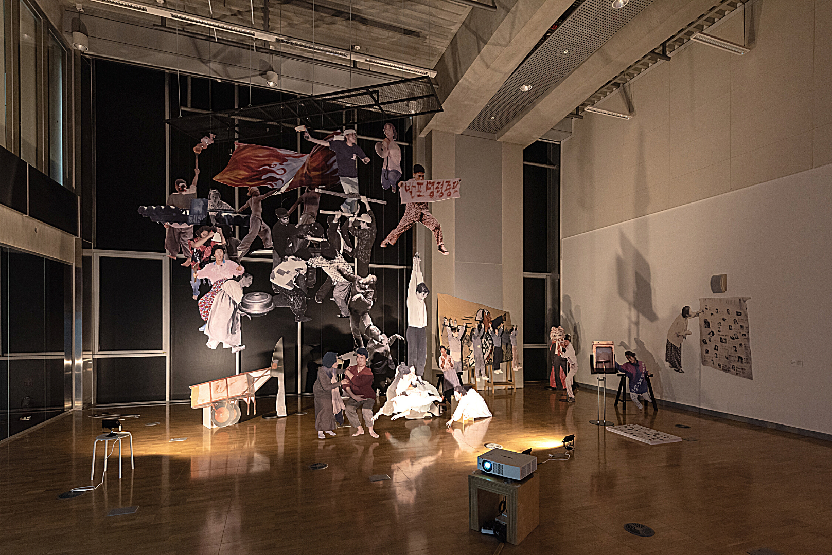Ei Arakawa & Inza Lim, The Unheroed Theater, 20142020, installation view. Courtesy of the artists and Gwangju Biennale Foundation