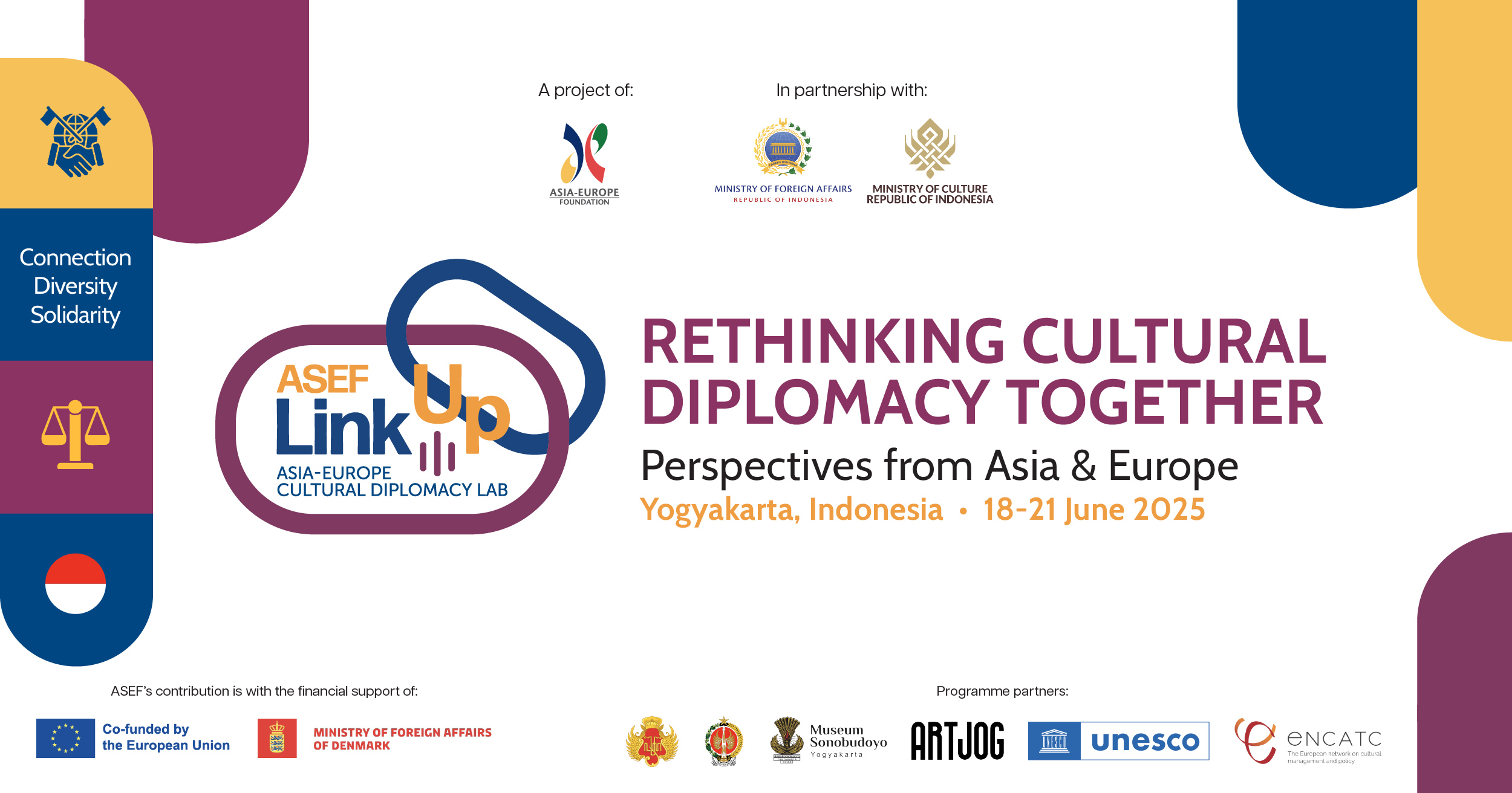 ASEF LinkUp | Asia-Europe Cultural Diplomacy Lab | 2025 Edition in Indonesia