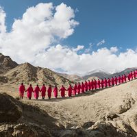 In the Pink. Doyel Joshi and Neil Goshe Balser © sā Ladakh