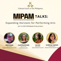 Manila International Performing Arts Market Talks: Expanding Horizons for Performing Arts