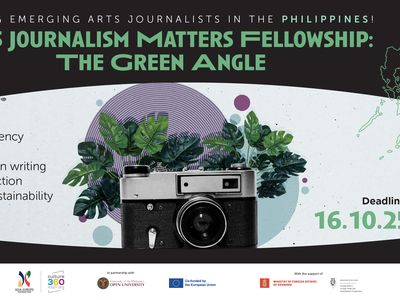Arts Journalism Matters Fellowship: The Green Angle | Open Call